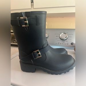 Tommy Hilfiger Navy Rain boots